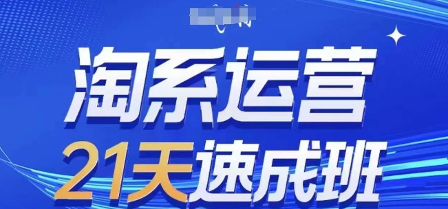 淘系运营21天速成班(更新25年7月)，0基础轻松搞定淘系运营，不做假把式-云网创