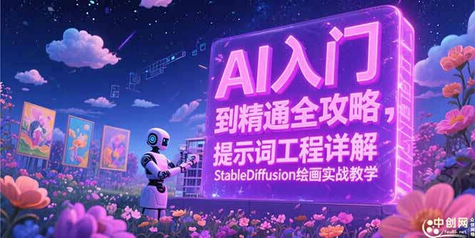 AI入门到精通全攻略，提示词工程详解，StableDiffusion绘画实战教学-云网创