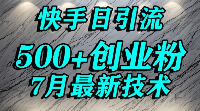 创业粉怎么打？快手精准引流创业粉，宝妈群体日进500+精准流量-云网创
