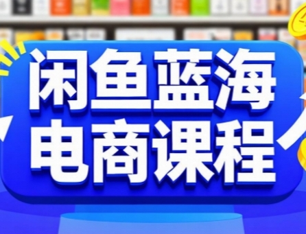 闲鱼蓝海电商课程，手把手助你快速上手，轻松实现闲鱼稳定盈利-云网创