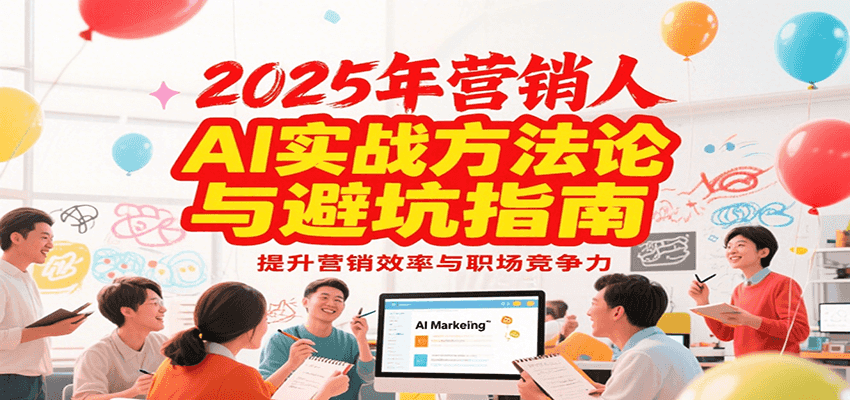 2025年营销实战方法论与避坑指南，利用AI提升营销效率与职场竞争力-云网创