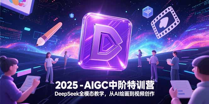 2025-AIGC中阶特训营，DeepSeek全模态教学，从AI绘画到视频创作-云网创