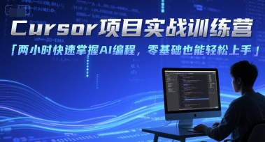 Cursor项目实战训练营，两小时快速掌握AI编程，零基础也能轻松上手-云网创