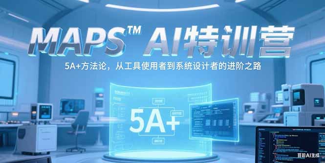 MAPSAI特训营，掌握 5A+方法论，从工具使用者到系统设计者的进阶之路-云网创